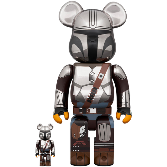 BE@RBRICK 曼达洛铬合金版。 100% 和 400%