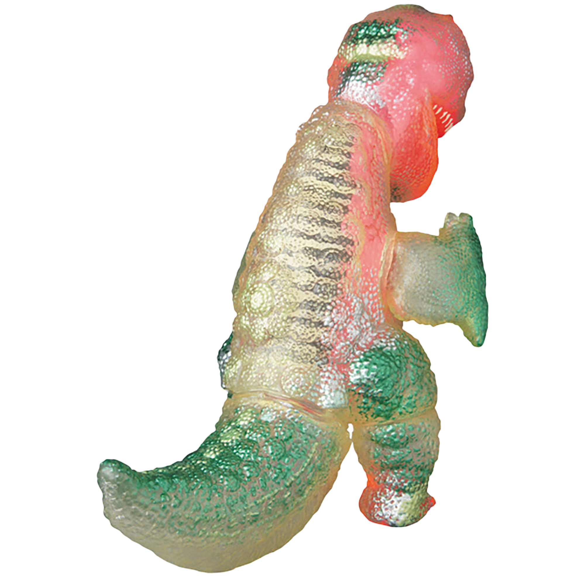 透明ゴガメジラー（ピンク蓄光の内蔵パーツ入り）