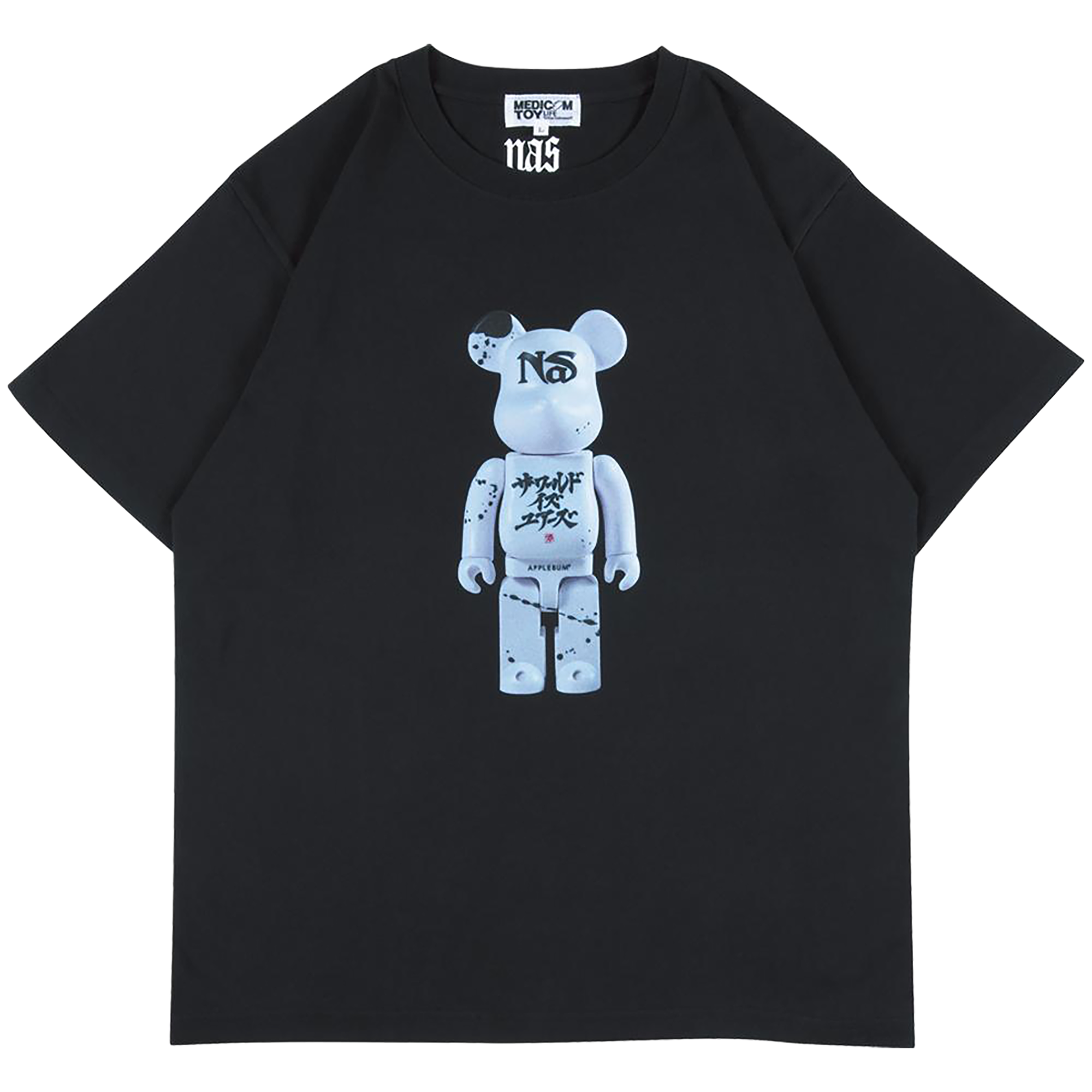 BE@RBRICK × NAS × APPLEBUM BE@RTEE