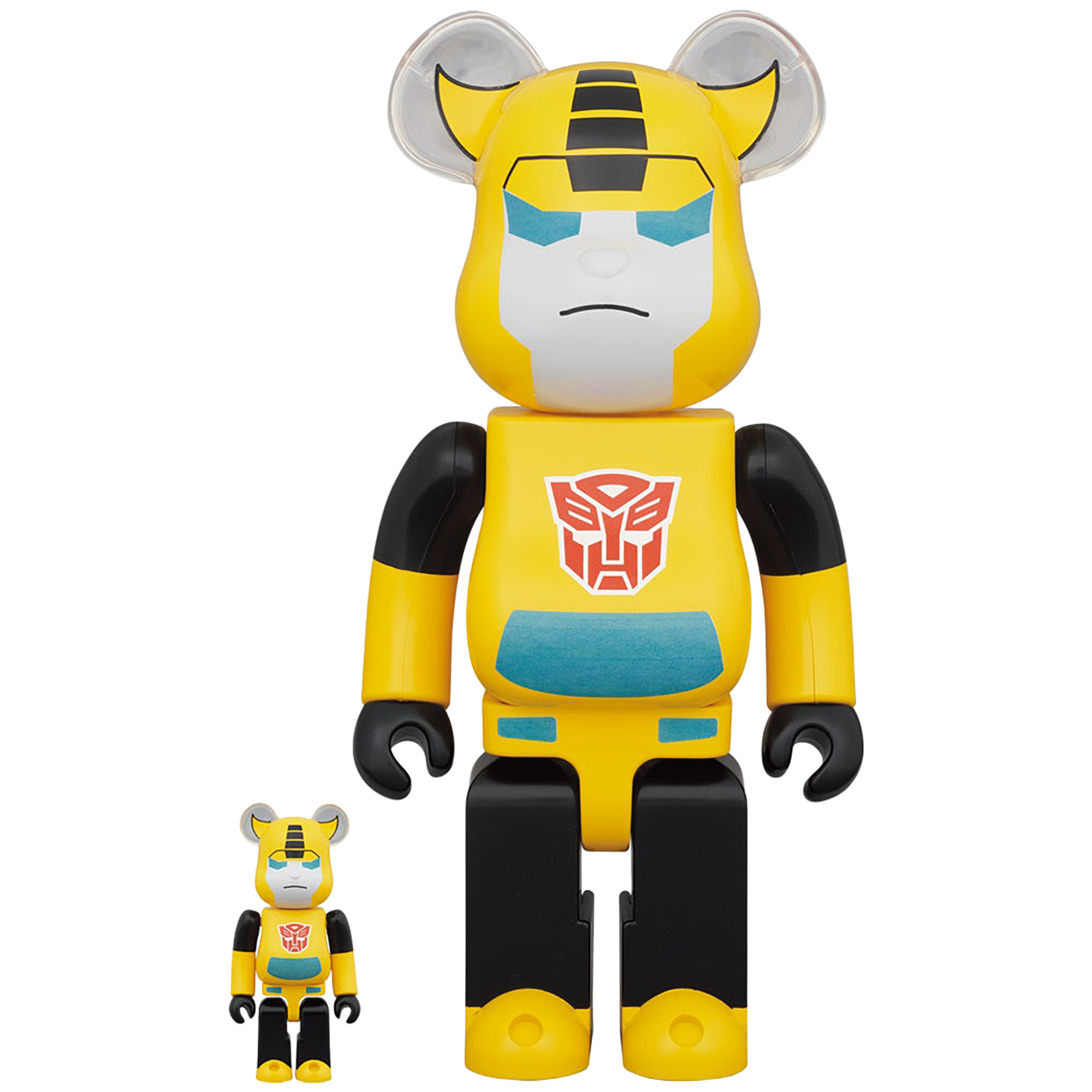 BE@RBRICK TRANSFORMERS BUMBLEBEE 100％ & 400％