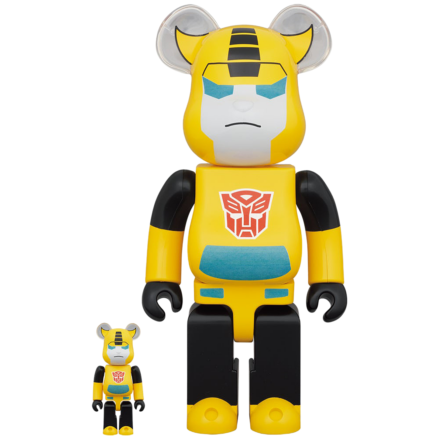 BE@RBRICK TRANSFORMERS BUMBLEBEE 100％ & 400％
