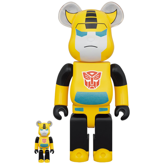BE@RBRICK 变形金刚大黄蜂 100% 和 400%