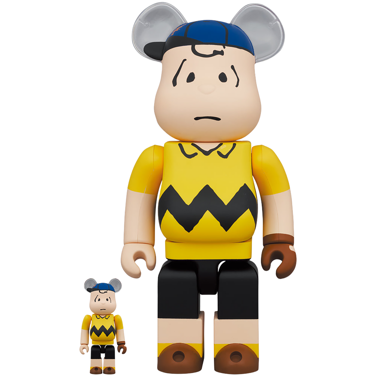 MLB × PEANUTS BE@RBRICK Charlie Brown (NEW YORK METS) 100％ & 400％《2023年11月発売・発送予定 受注期間は6月10日まで》
