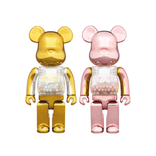 MY FIRST BE@RBRICK GOLD & SILVER Ver.／PINK & GOLD Ver. 400％_0