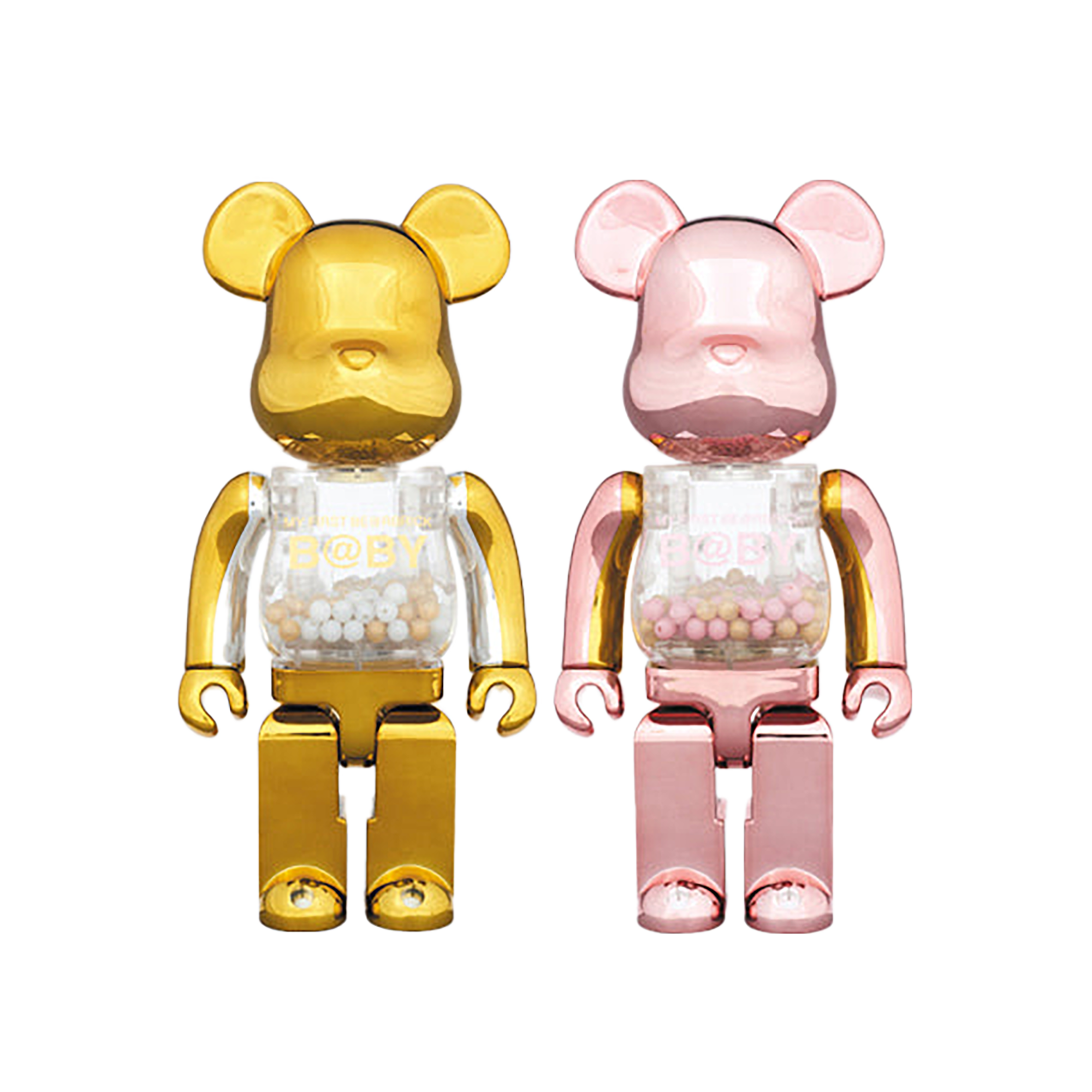 MY FIRST BE@RBRICK GOLD & SILVER Ver.／PINK & GOLD Ver. 400％