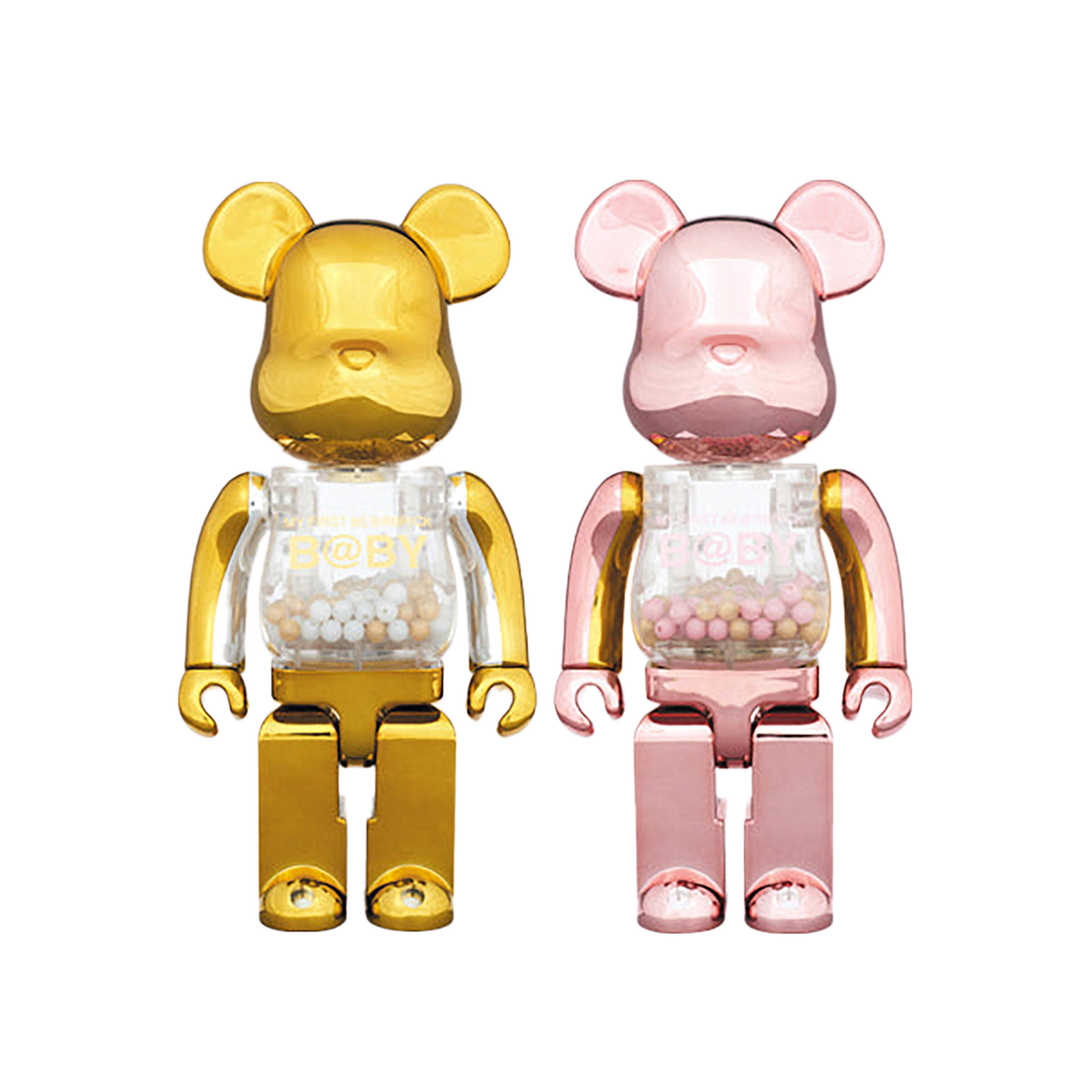 MY FIRST BE@RBRICK GOLD & SILVER Ver.／PINK & GOLD Ver. 400％