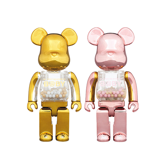 MY FIRST BE@RBRICK GOLD & SILVER Ver.／PINK & GOLD Ver. 400％