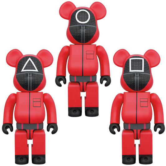 BE@RBRICK SQUID GAME(Squid game) GUARD "○/△/□" 1000％