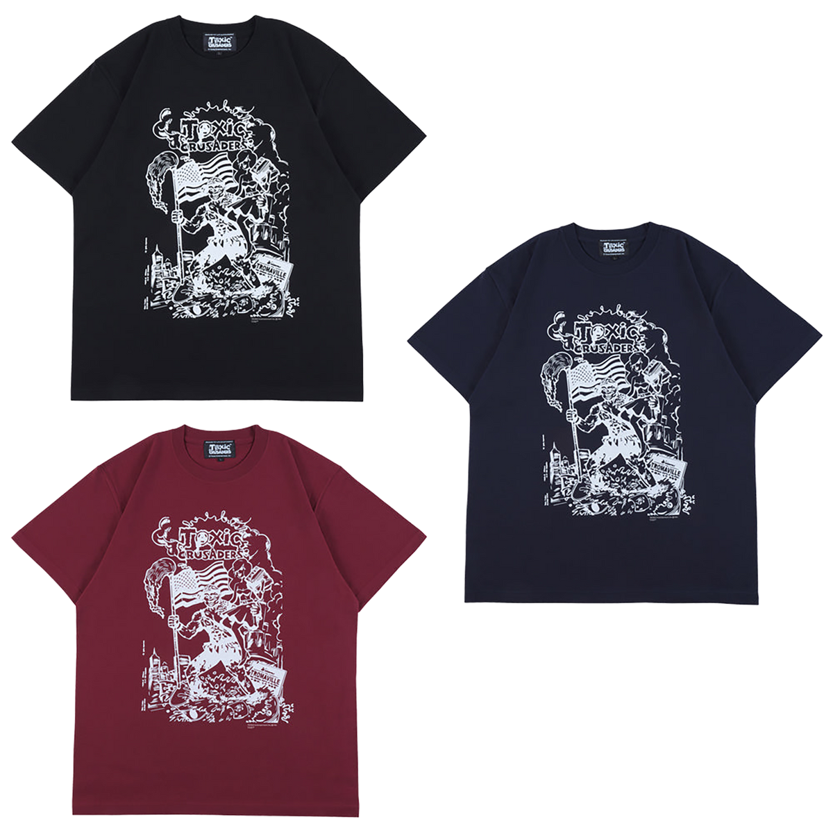 MLE × The Toxic Crusaders "FLAG" TEE