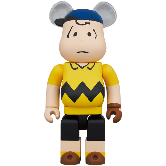 MLB × PEANUTS BE@RBRICK Charlie Brown (NEW YORK METS) 1000％《2023年11月発売・発送予定 受注期間は6月10日まで》