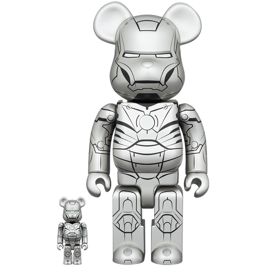 BE@RBRICK 钢铁侠马克 II 100% 和 400%