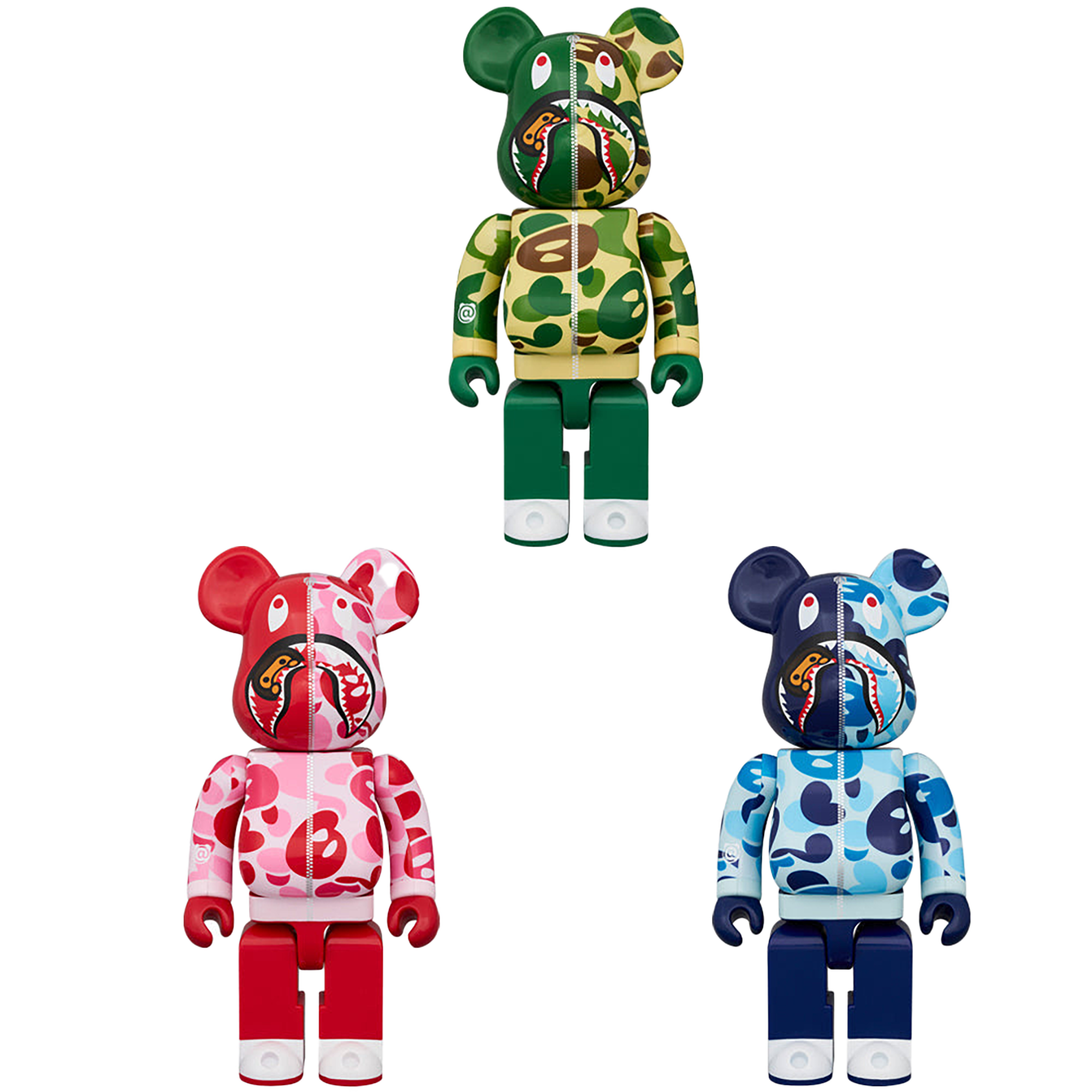 BE@RBRICK BABY MILO(R) CAMO SHARK 100％ & 400％
