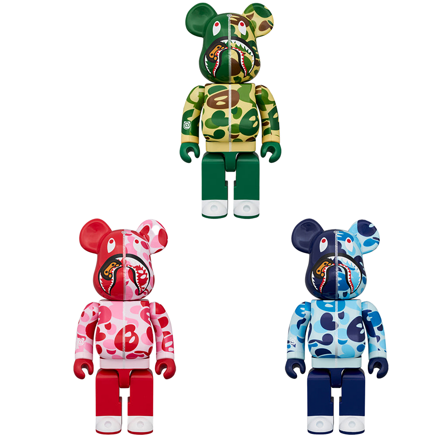 BE@RBRICK BABY MILO(R) CAMO SHARK 100％ & 400％
