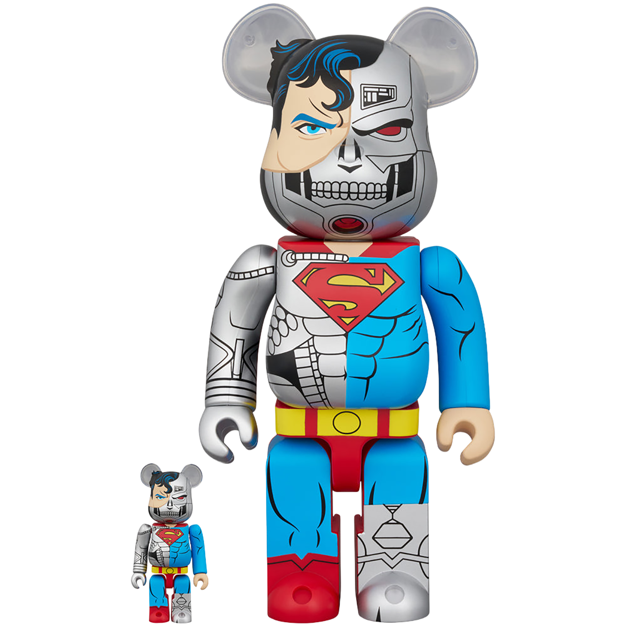 BE@RBRICK CYBORG SUPERMAN 100％ & 400％《Planned to be shipped in late November 2025 / Order period is until May 10》