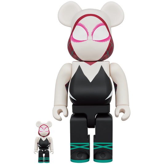 BE@RBRICK“蜘蛛侠：平行宇宙”蜘蛛侠 100% 和 400%