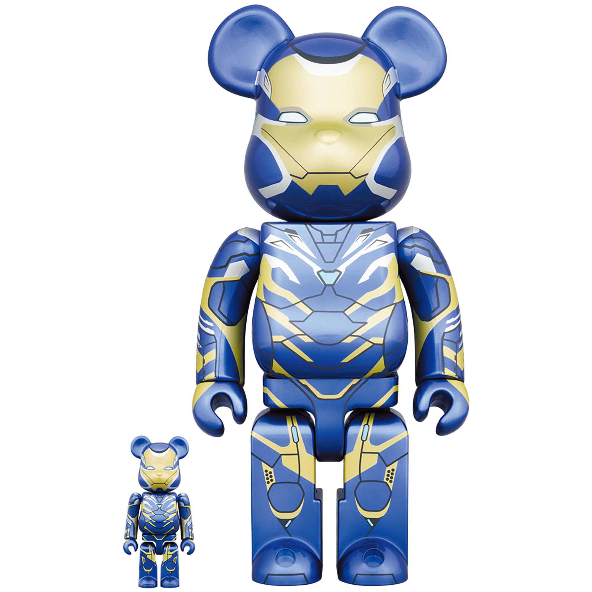 BE@RBRICK IRON MAN RESCUE SUIT 100％ & 400％
