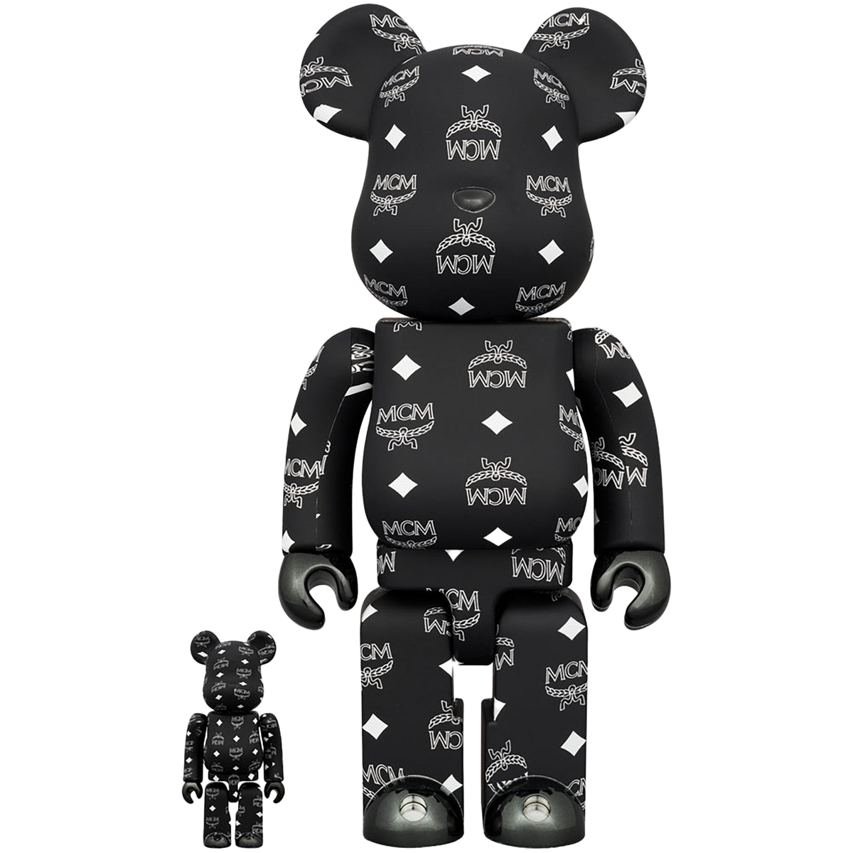 BE@RBRICK MCM BLACK Ver. 100％ & 400％