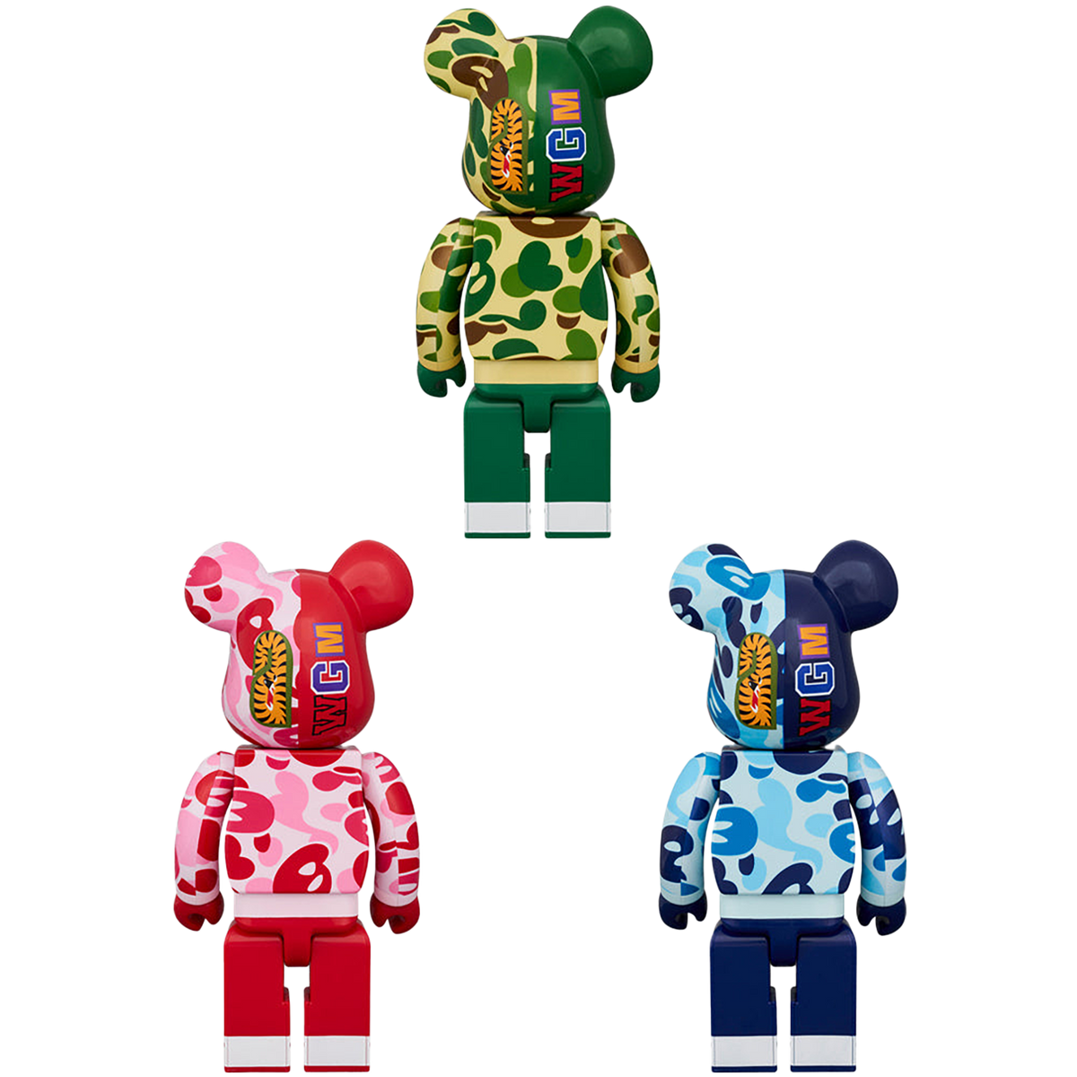 BE@RBRICK BABY MILO(R) CAMO SHARK 100％ & 400％
