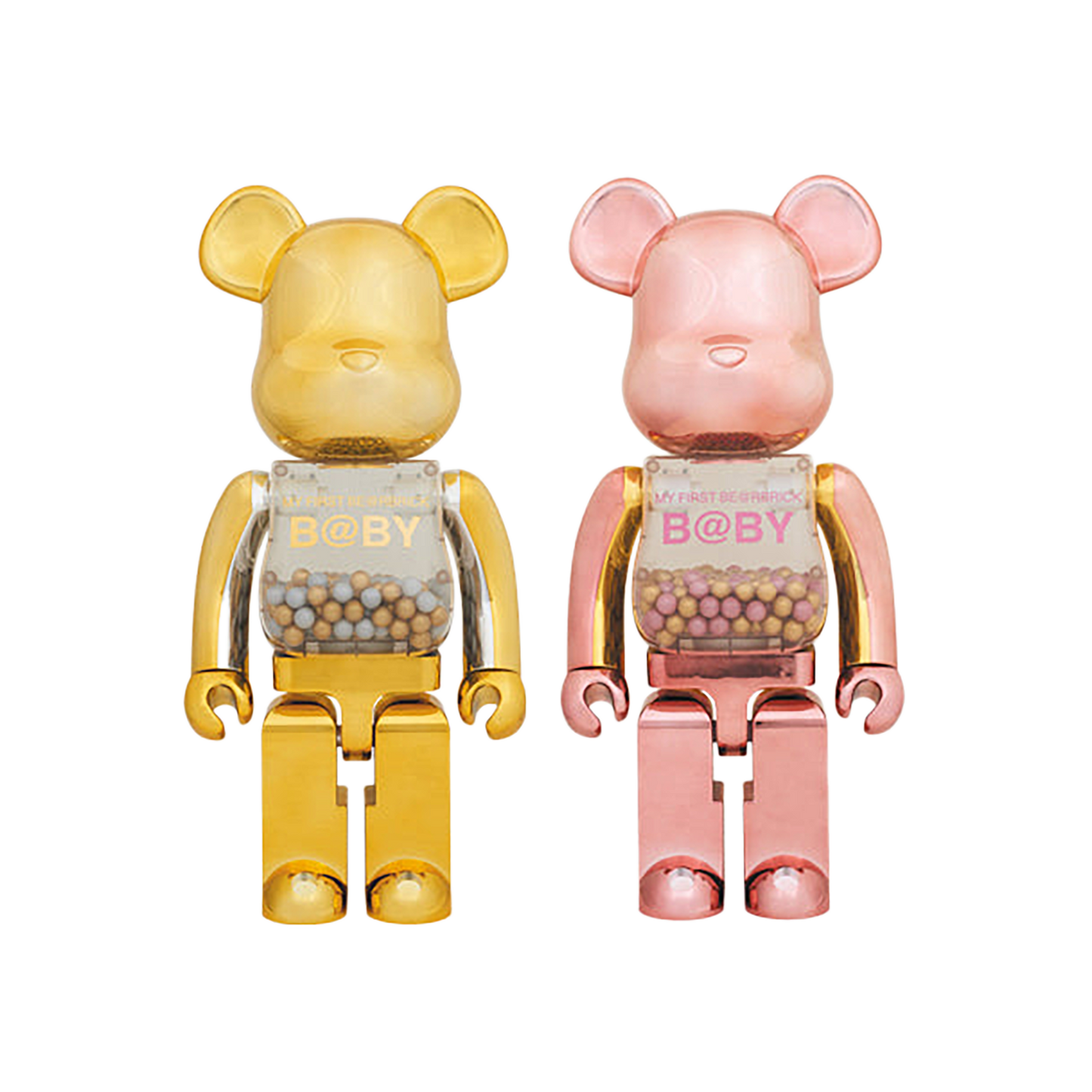 MY FIRST BE@RBRICK GOLD & SILVER Ver.／PINK & GOLD Ver. 1000%