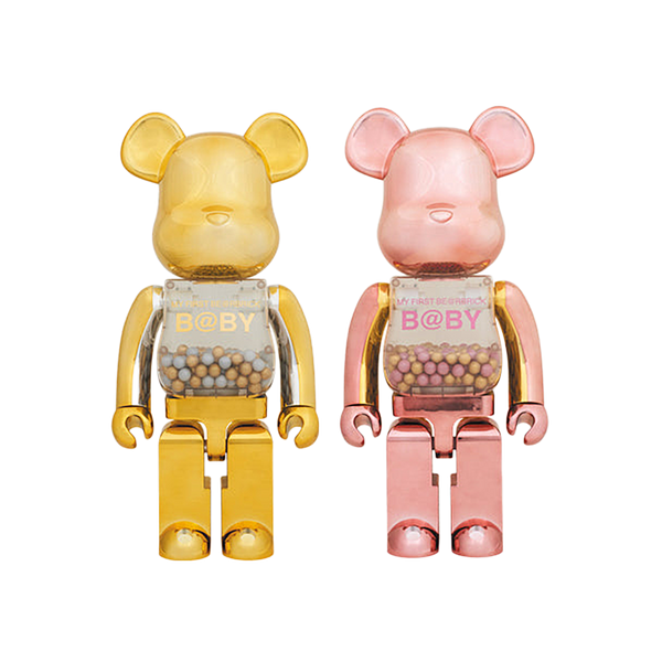 MY FIRST BE@RBRICK GOLD & SILVER Ver.／PINK & GOLD Ver. 1000