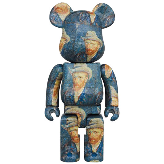 BE@RBRICK「Van Gogh Museum」Self-Portrait with Grey Felt Hat 1000%
