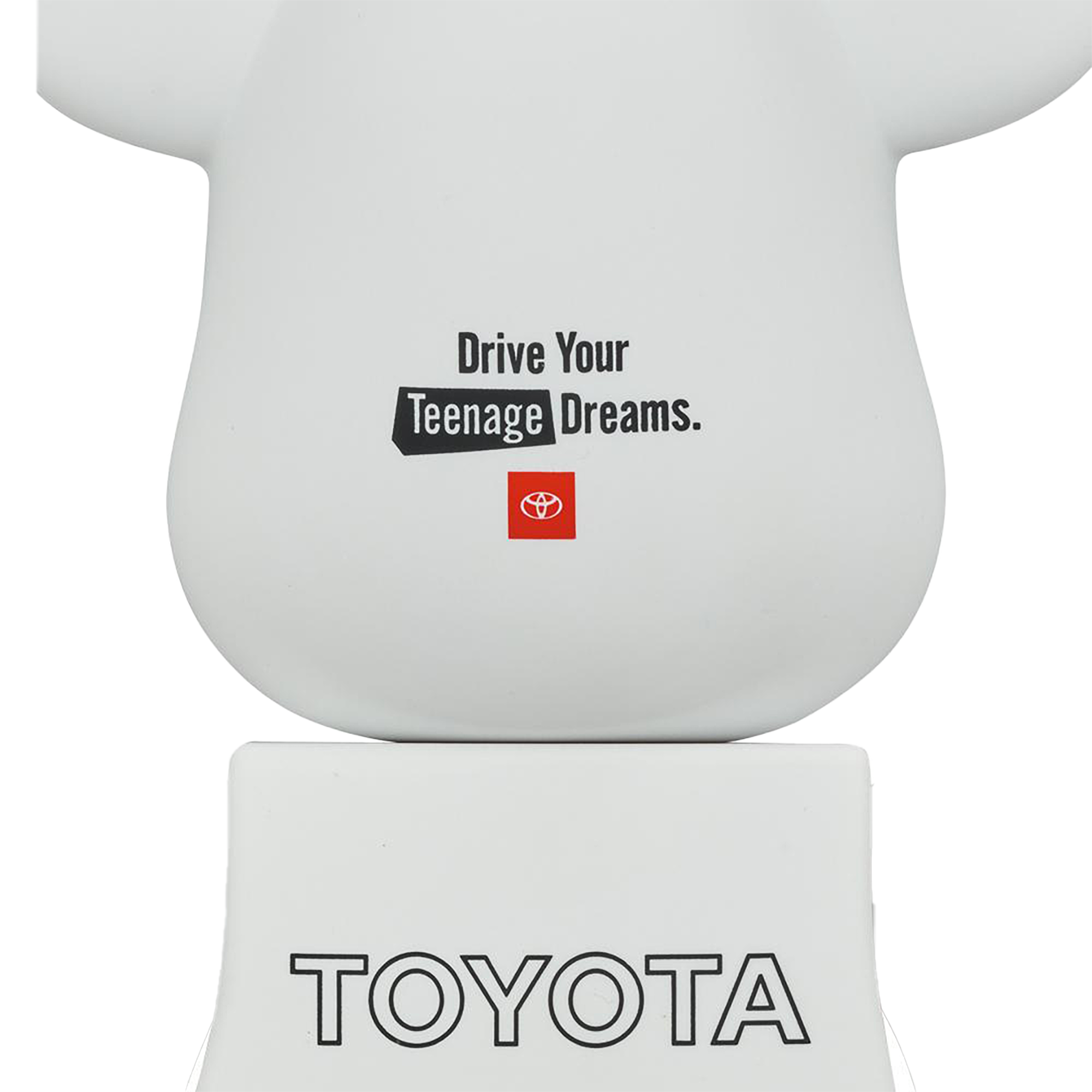 BE@RBRICK TOYOTA "Drive Your Teenage Dreams." WHITE Ver. 100％ & 400％