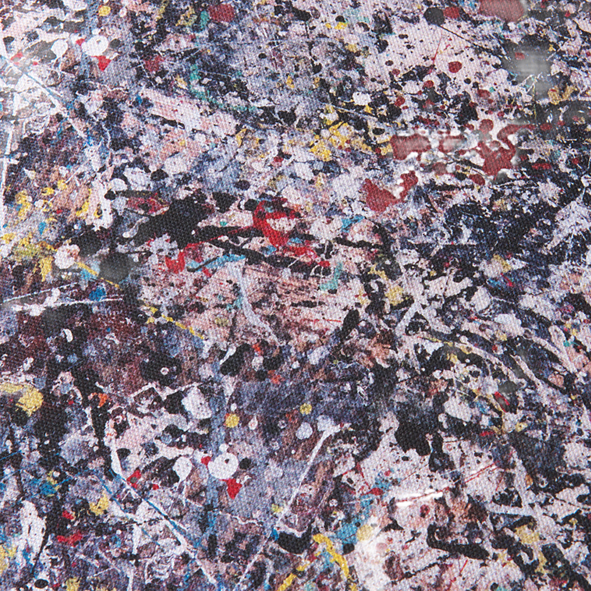 CIRCLE CUSHION "Jackson Pollock Studio 02"