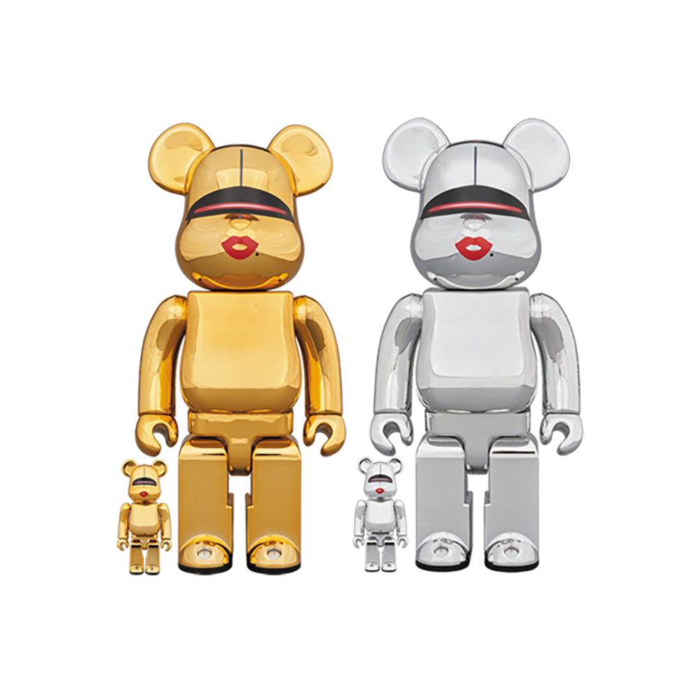 BE@RBRICK TYGA × HAJIME SORAYAMA 100％ & 400％ GOLD／SILVER_0