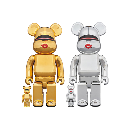 BE@RBRICK TYGA × HAJIME SORAYAMA 100％ & 400％ GOLD／SILVER