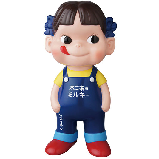 不二家ソフビコレクション ペコちゃん（青オーバーオール）