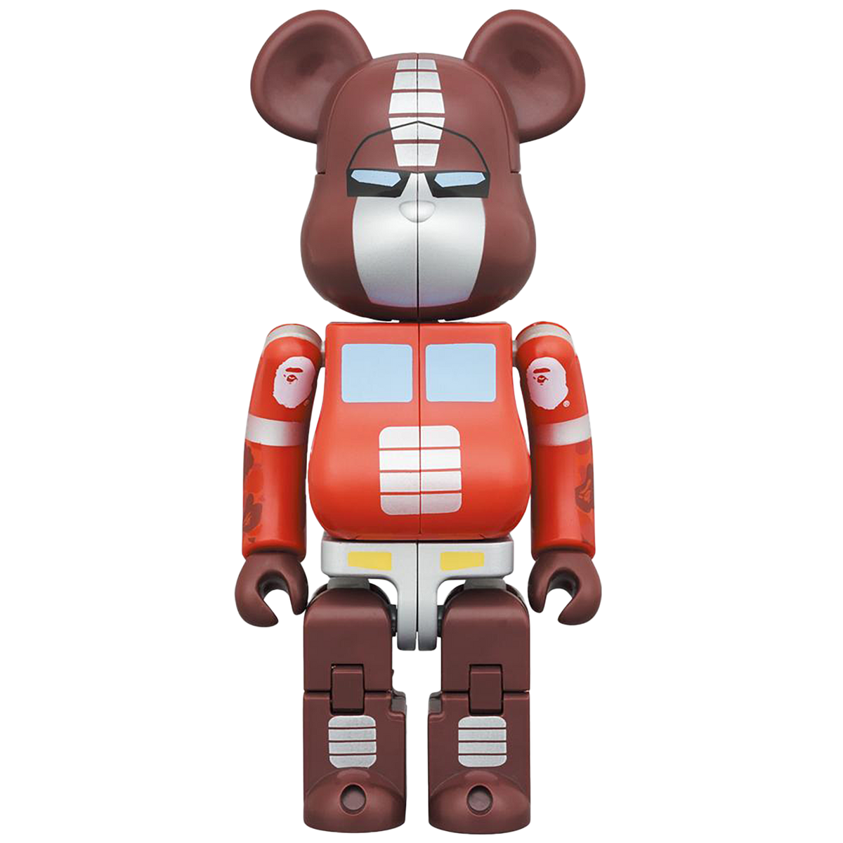 BE@RBRICK × TRANSFORMERS OPTIMUS PRIME BAPE(R) RED