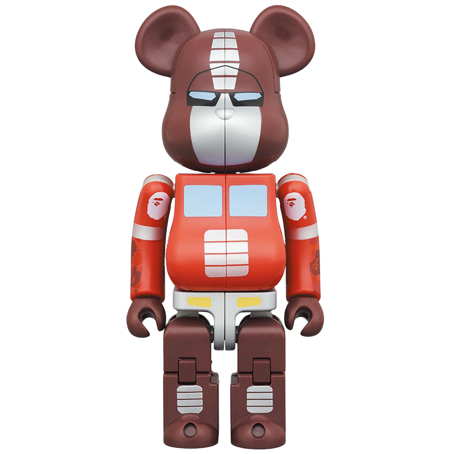 BE@RBRICK × TRANSFORMERS OPTIMUS PRIME BAPE(R) RED