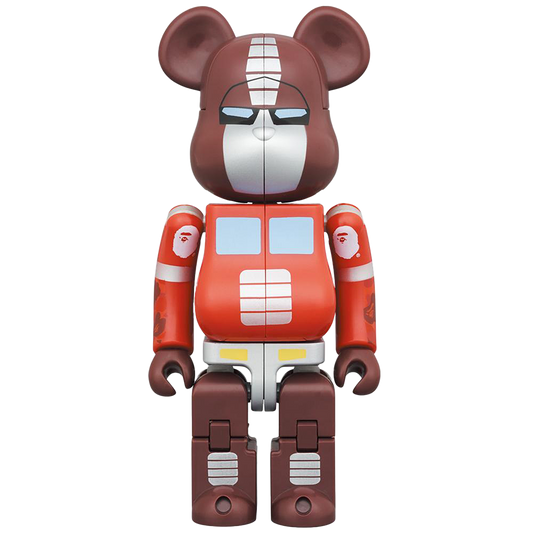 BE@RBRICK × TRANSFORMERS OPTIMUS PRIME BAPE(R) RED