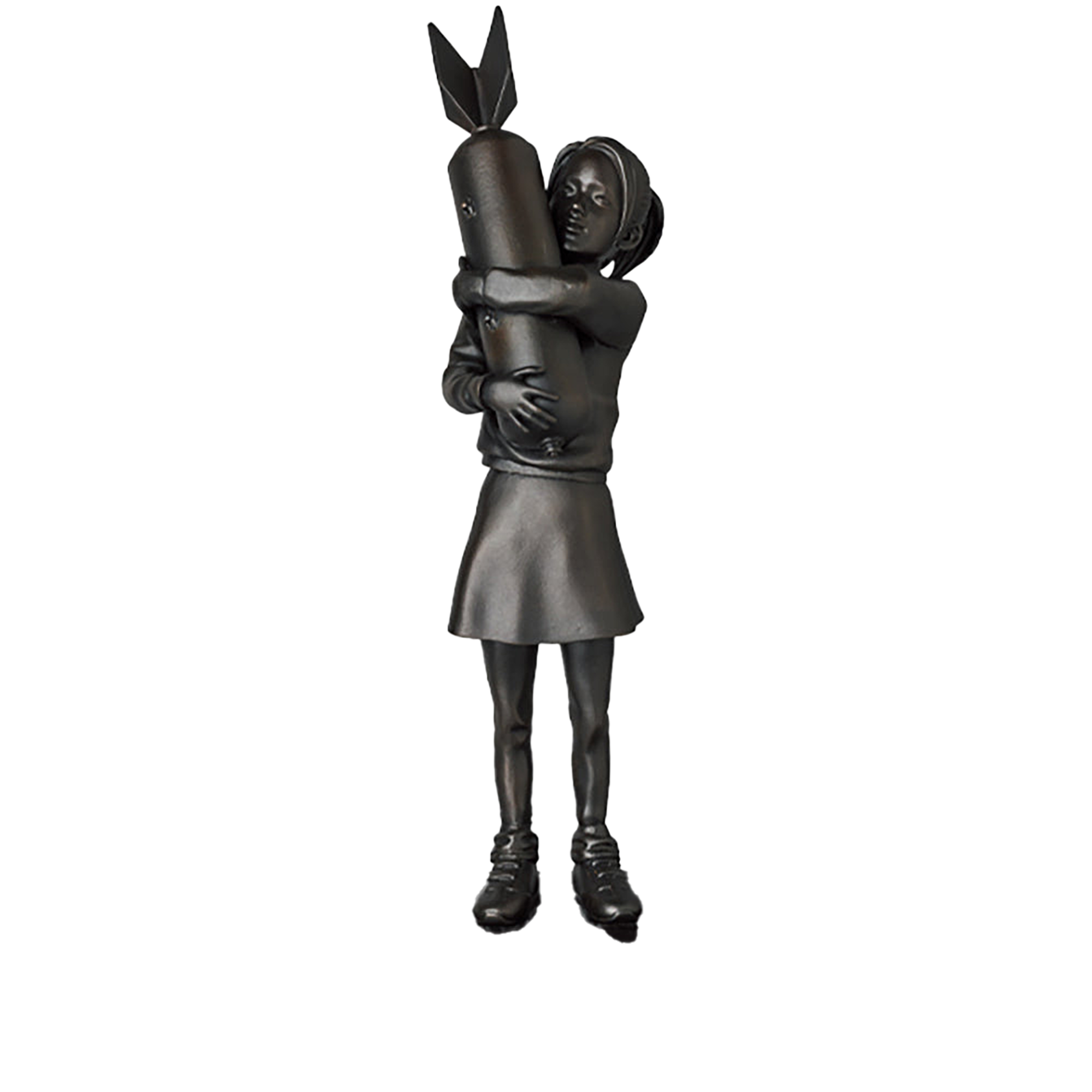 BOMB HUGGER BRONZE STATUE