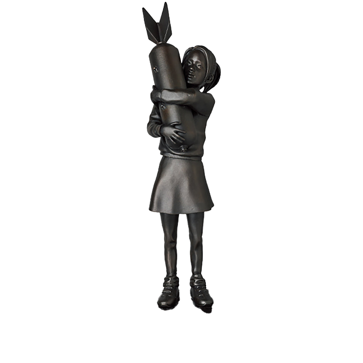 BOMB HUGGER BRONZE STATUE