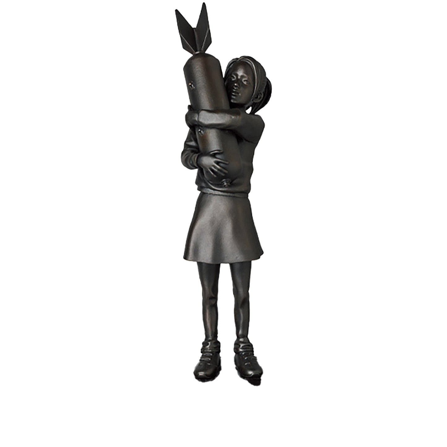 BOMB HUGGER BRONZE STATUE