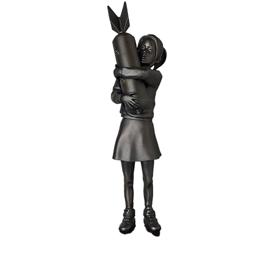 BOMB HUGGER BRONZE STATUE