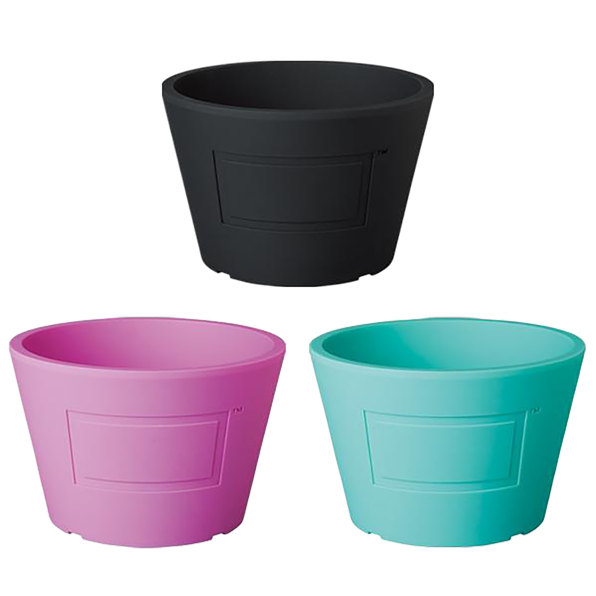 BOTANIZE POT BLACK／PINK／EMERALD GREEN