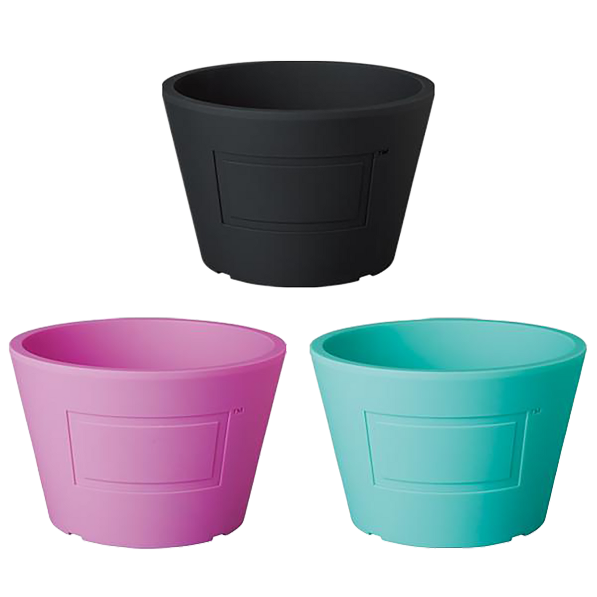 BOTANIZE POT BLACK／PINK／EMERALD GREEN
