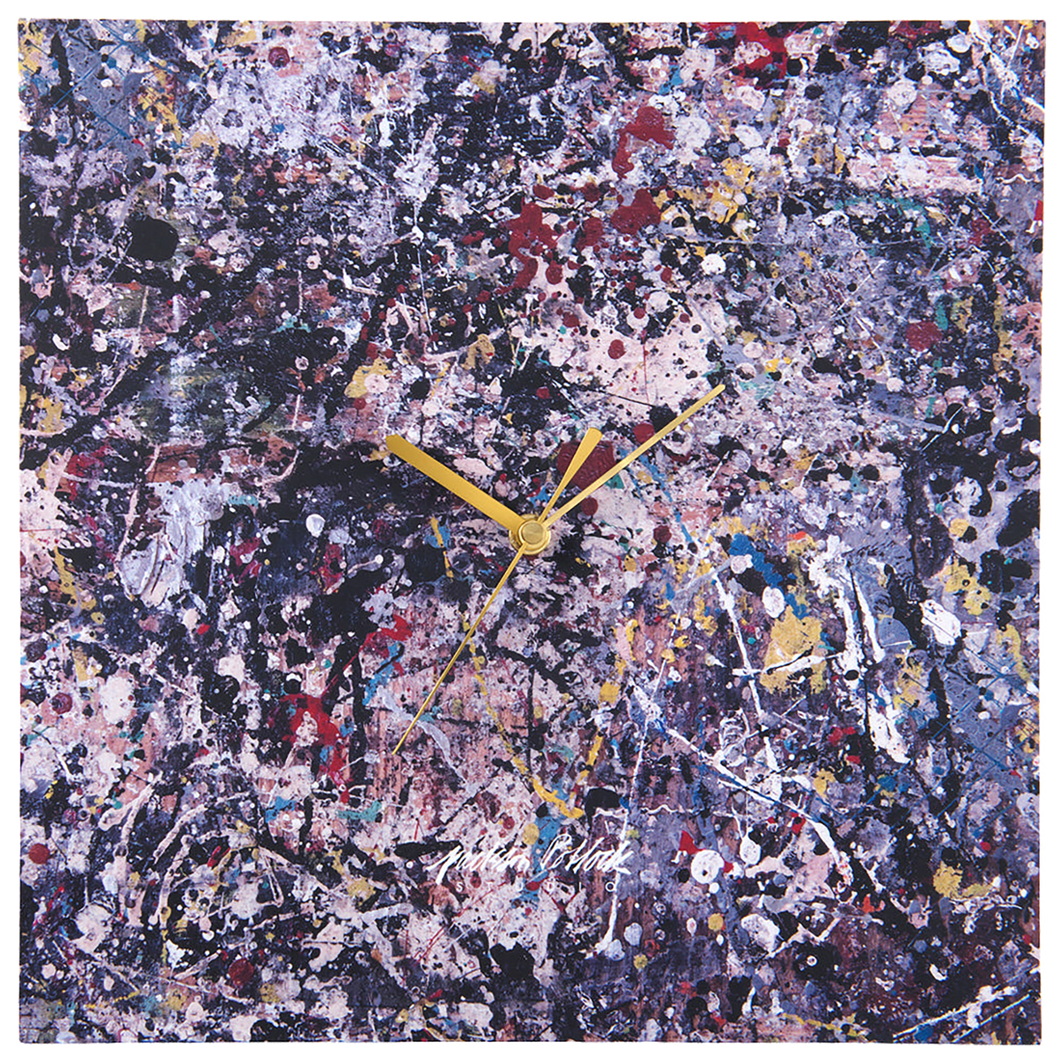 WALL CLOCK "Jackson Pollock Studio 02" made by KARIMOKU