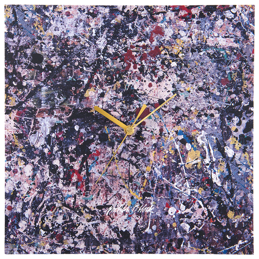 WALL CLOCK "Jackson Pollock Studio 02" made by KARIMOKU