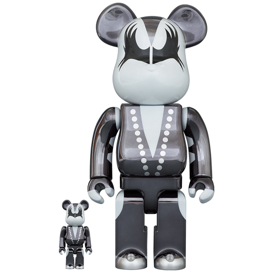 BE@RBRICK KISS DEMON CHROME Ver.100% & 400%