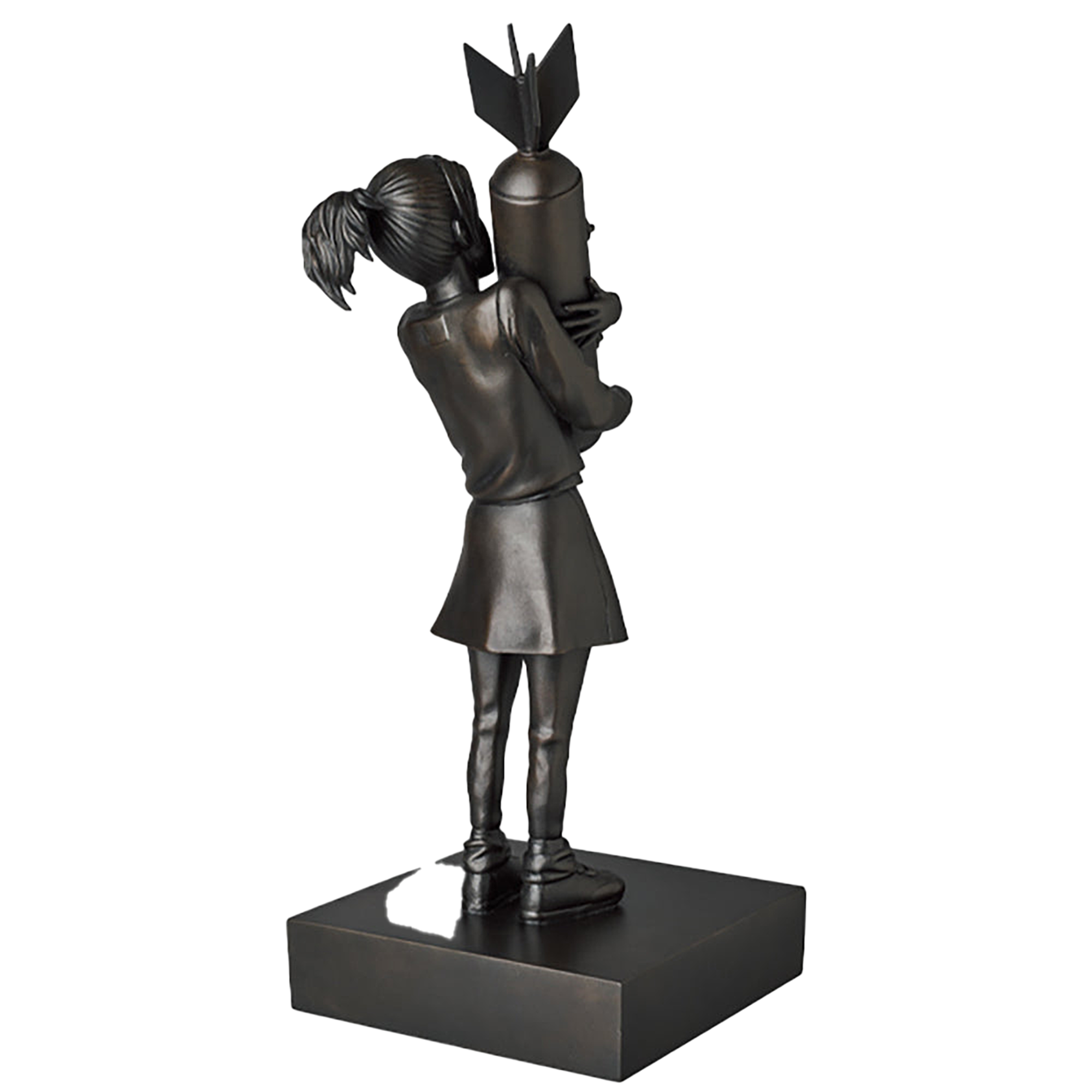 BOMB HUGGER BRONZE STATUE