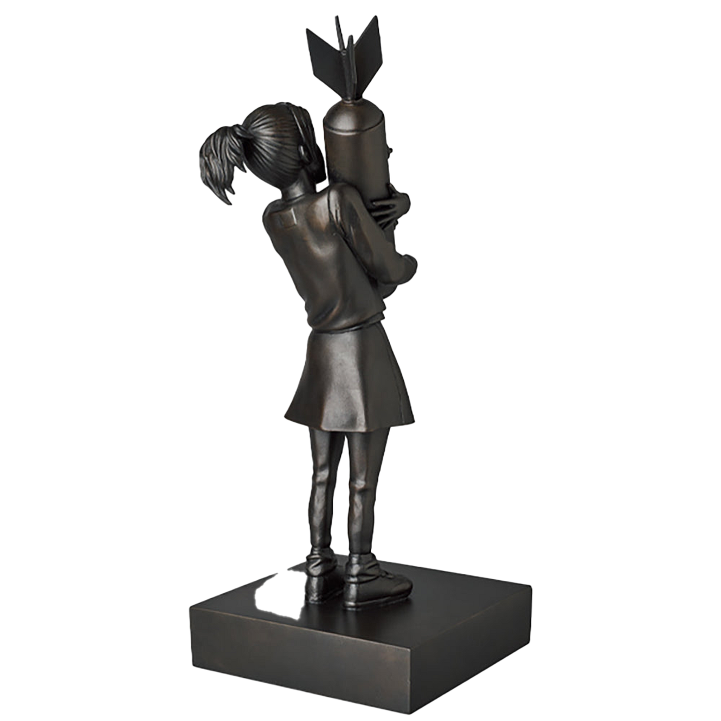 BOMB HUGGER BRONZE STATUE