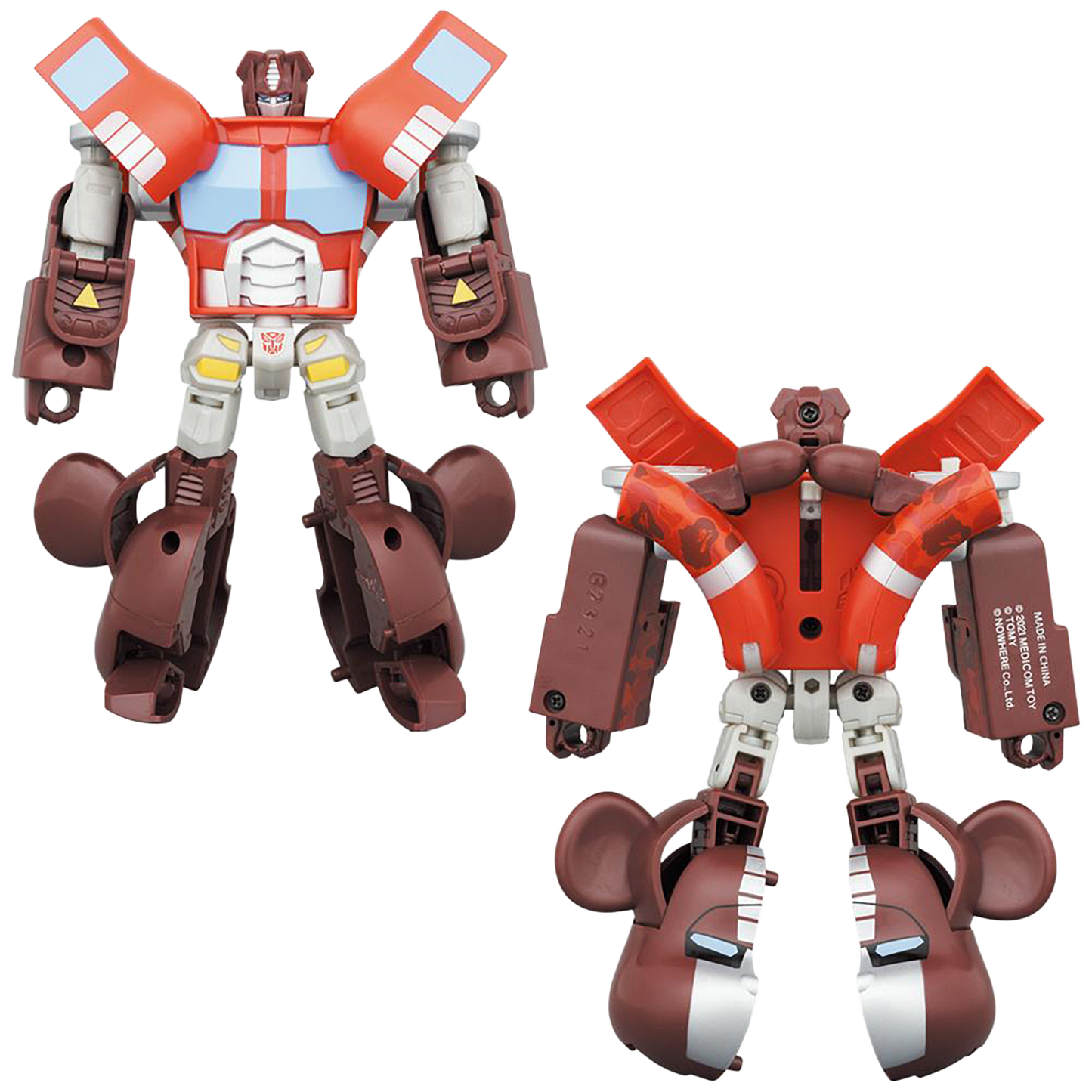 BE@RBRICK × TRANSFORMERS OPTIMUS PRIME BAPE(R) RED