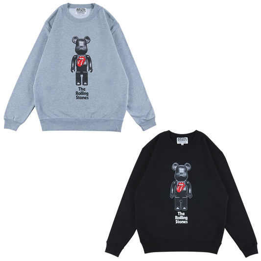 MLE "The Rolling Stones" BE@RBRICK CREWNECK SWEATSHIRT "The Rolling Stones"《Planned to be shipped in late November 2022 Orders can be placed until August 10th》