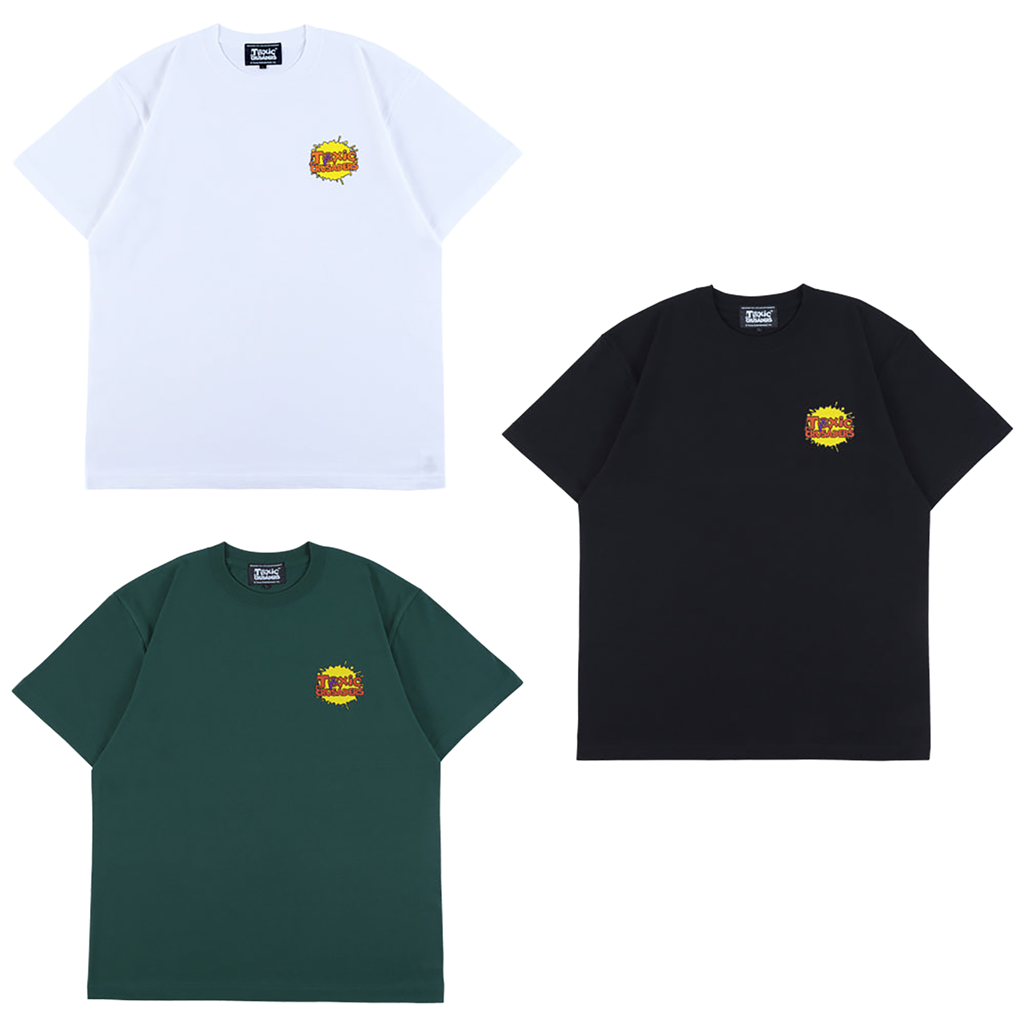 MLE × The Toxic Crusaders "SPLASH LOGO" TEE