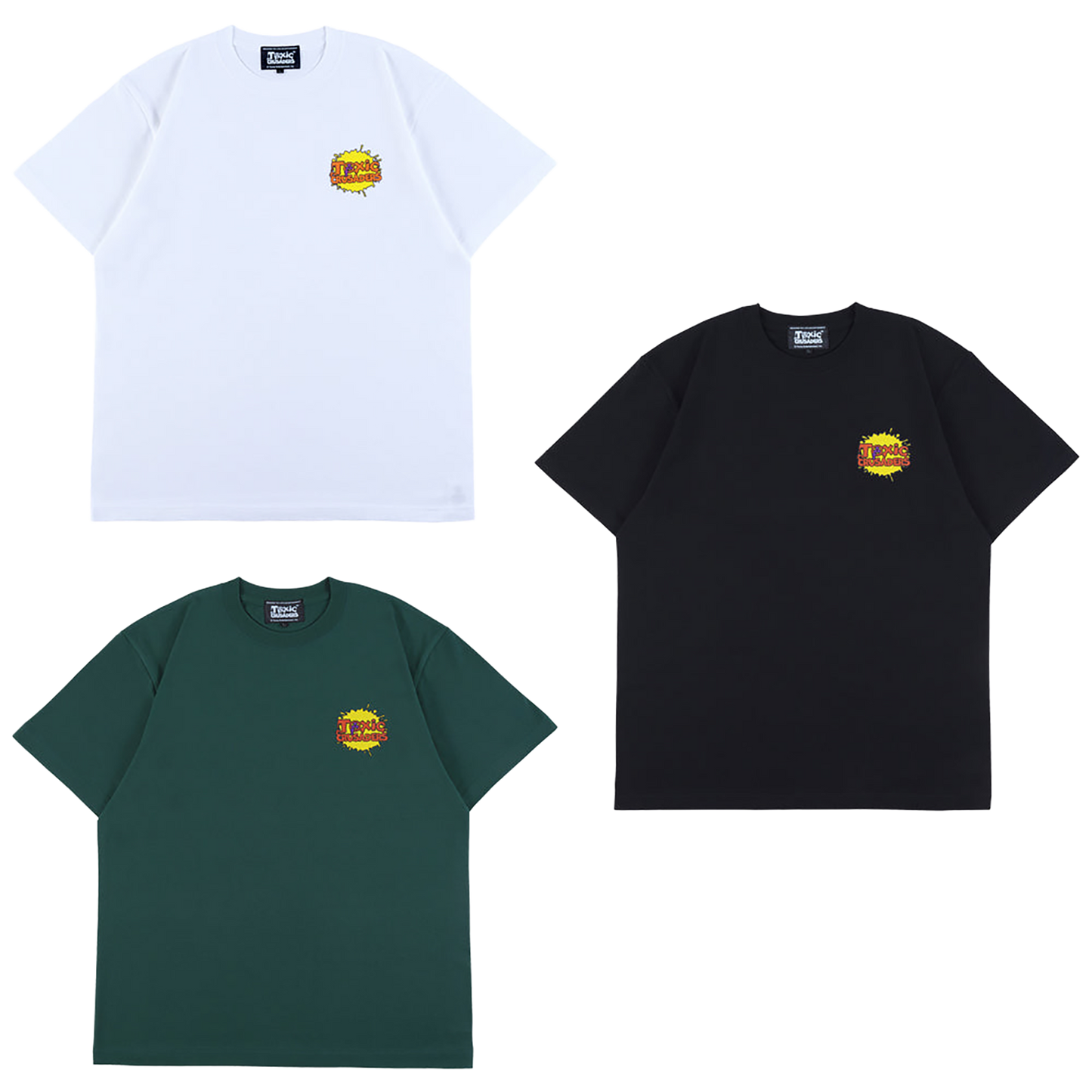 MLE × The Toxic Crusaders "SPLASH LOGO" TEE