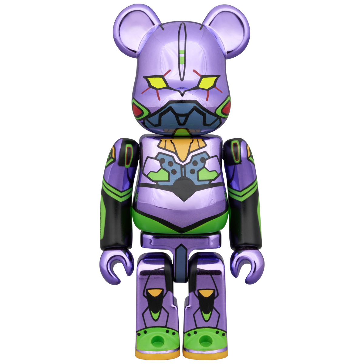 BE@RBRICK エヴァンゲリオン 初号機(新塗装メッキ版)& エヴァンゲリオン 第13号機(新塗装メッキ版) 2PCS SET_1