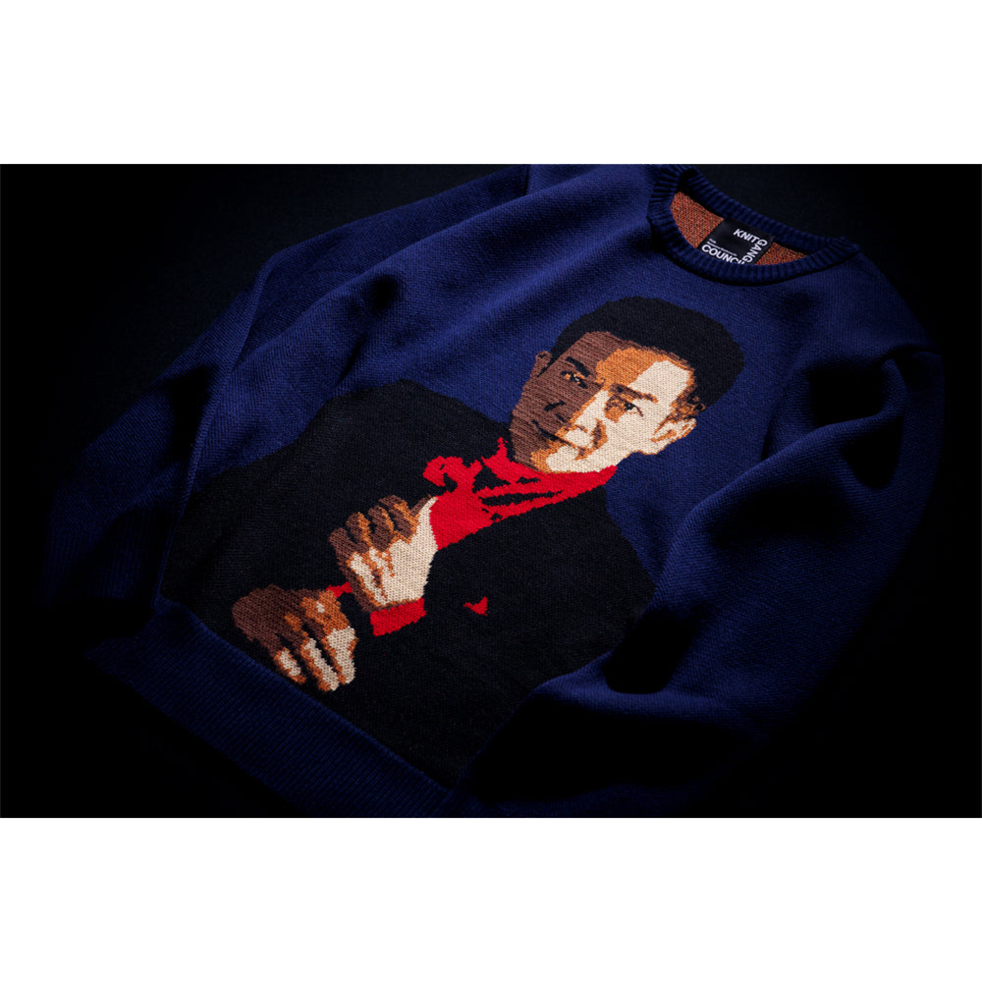 MLE "Toshihiko Tahara" KNIT GANG COUNCIL CREW NECK SWEATER "TOSHI"
